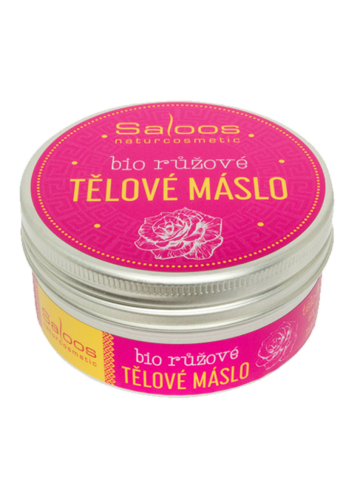 BIO ružové telové maslo Saloos Obsah: 75 ml