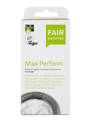Vegánske kondómy Max Perform Fair Squared Obsah: 10 ks