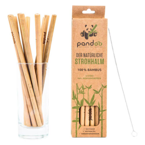Bambusové slamky Pandoo Obsah: 12 ks