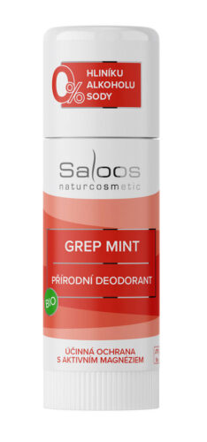 BIO tuhý deodorant grep mint Saloos Obsah: 50 ml