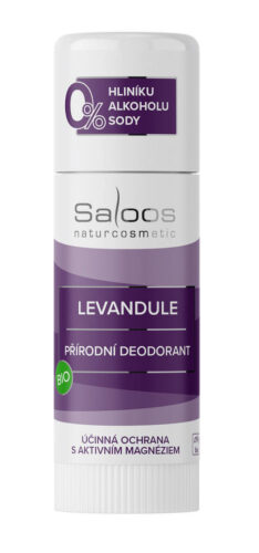 BIO tuhý deodorant levandula Saloos Obsah: 50 ml