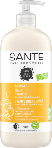 Repair šampón BIO oliva a proteíny - Sante Obsah: 250 ml