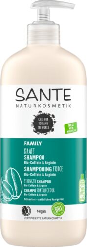Vyhladzujúci šampón bio kofeín a arginín Sante Obsah: 500 ml