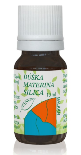 Dúška materina - éterický olej Hanus Objem: 10 ml
