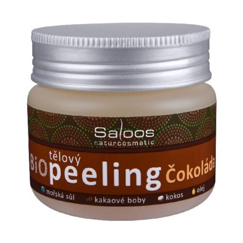 Telový peeling Čokoláda - Saloos Objem: 140 ml