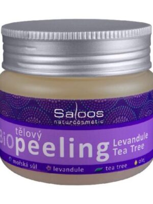 Telový peeling Levanduľa -Tea Tree - Saloos Objem: 140 ml