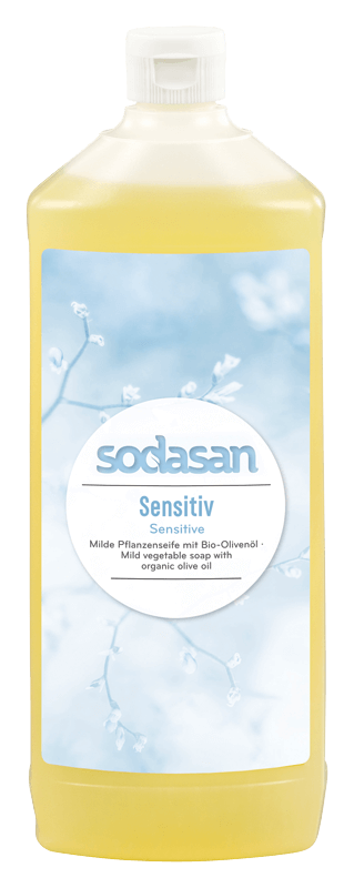 BIO tekuté mydlo na ruky Sensitive - Sodasan Obsah: 1 l