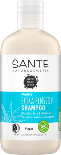 Šampón extra sensitive bio aloe vera a bisabol - Sante Obsah: 250 ml