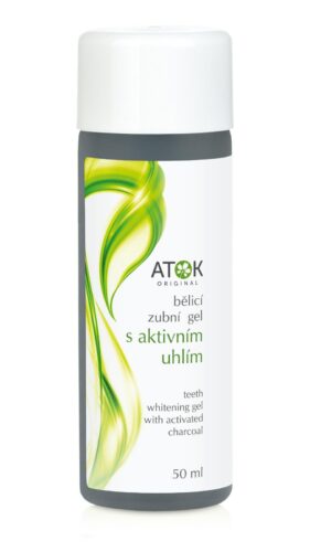 Bieliaci zubný gél s aktívnym uhlím - Original ATOK Obsah: 50 ml